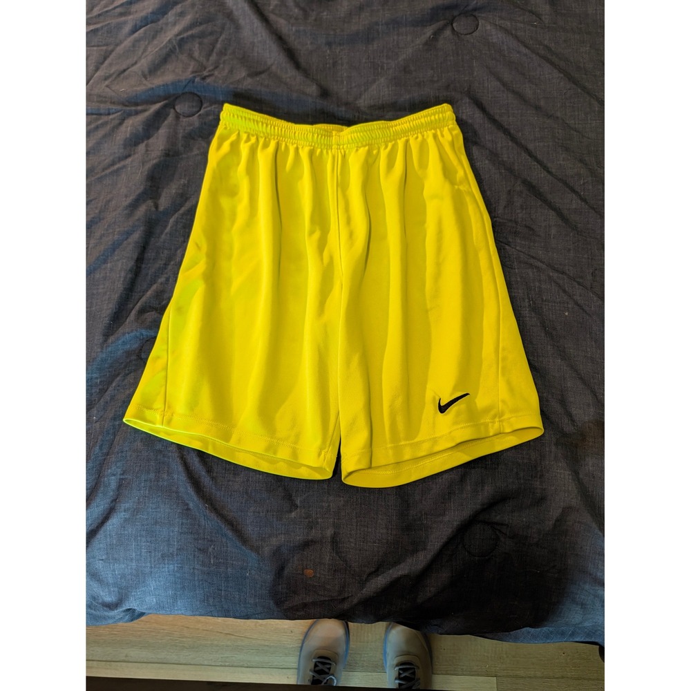 Nike Kids Dri-FIT Park III Soccer Shorts XL Neon Yellow Volt BV6866-702